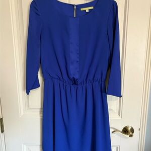 Gianni Bini Royal Blue Long Sleeve Dress